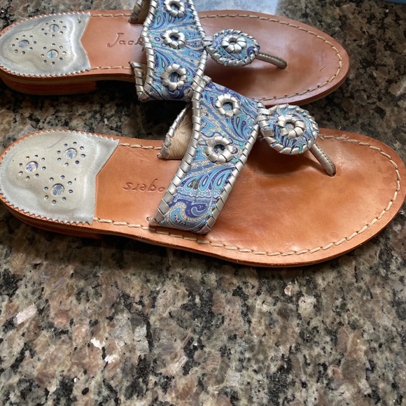 Jack Rogers paisley/silver classics! - Picture 6 of 6